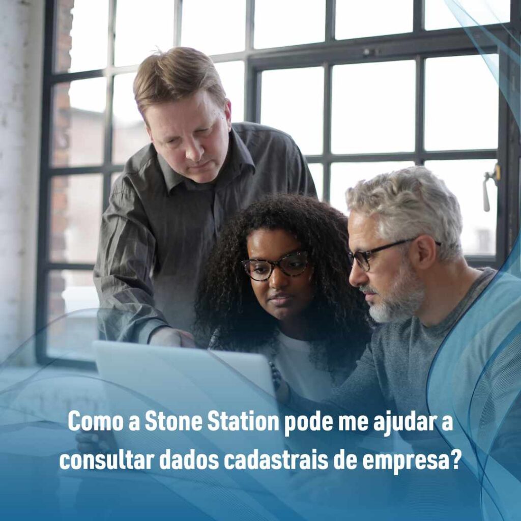 Como a Stone Station pode me ajudar a consultar dados cadastrais de empresa