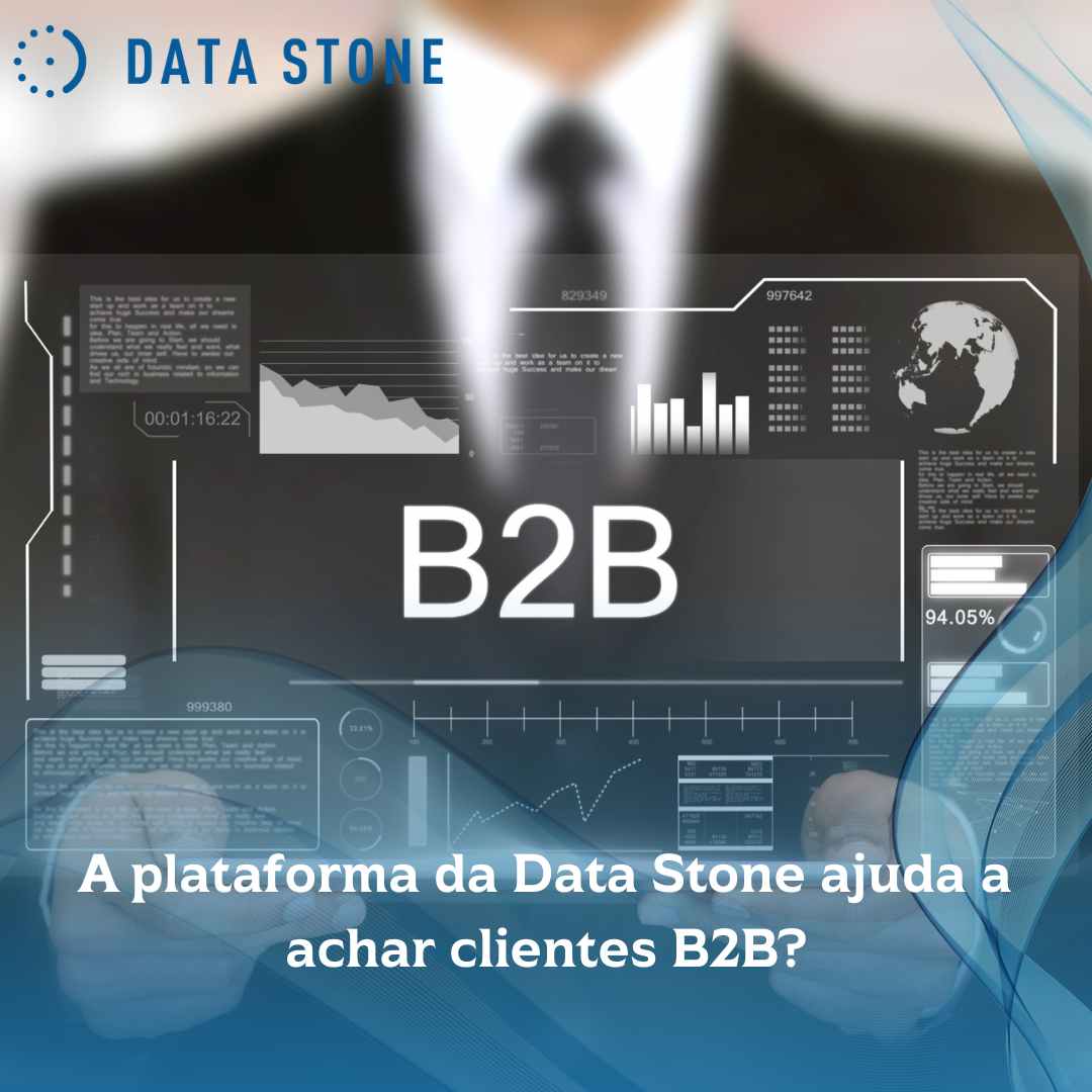 A plataforma da Data Stone ajuda a achar clientes B2B