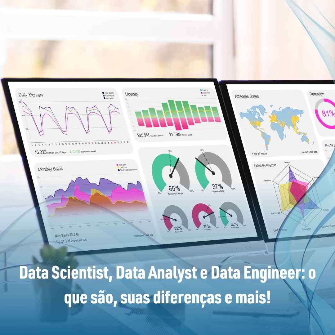 Data Scientist, Data Analyst e Data Engineer o que são, suas diferenças e mais!