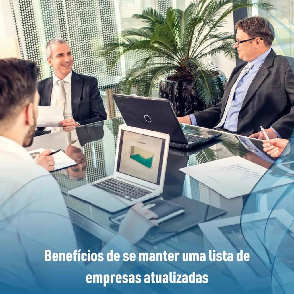 Benefícios de se manter uma lista de empresas atualizadas