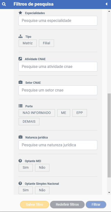 Vantagens do uso dos filtros da Data Stone