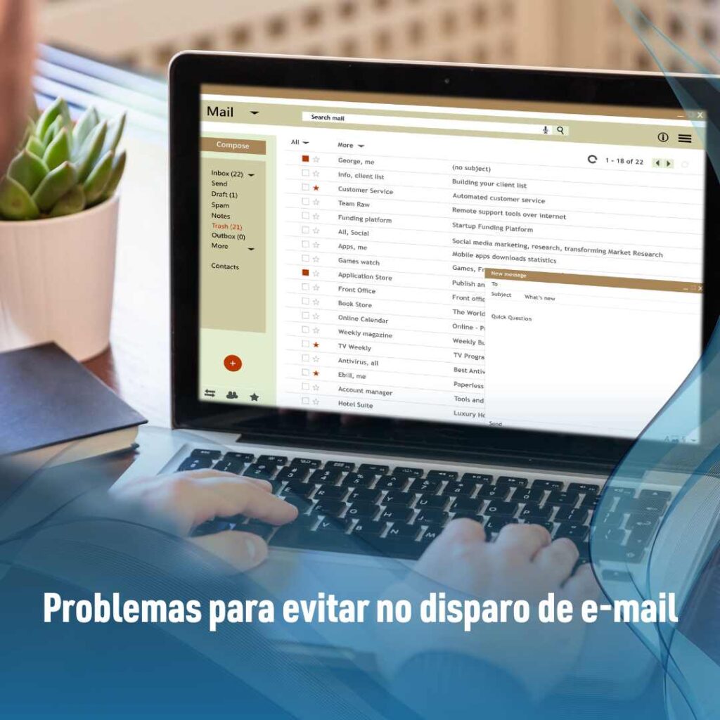 Problemas para evitar no disparo de e-mail