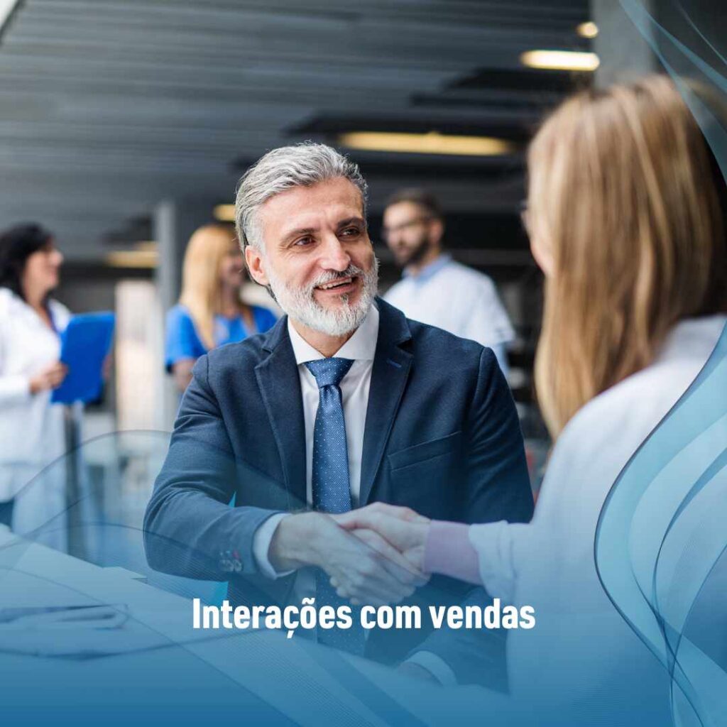 Interações com vendas